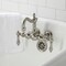 Kingston Brass CA1001T8 3-3/8" Tub Wall Mount Clawfoot Tub Faucet, Brushed Nickel CA1001T8 - alternate 2